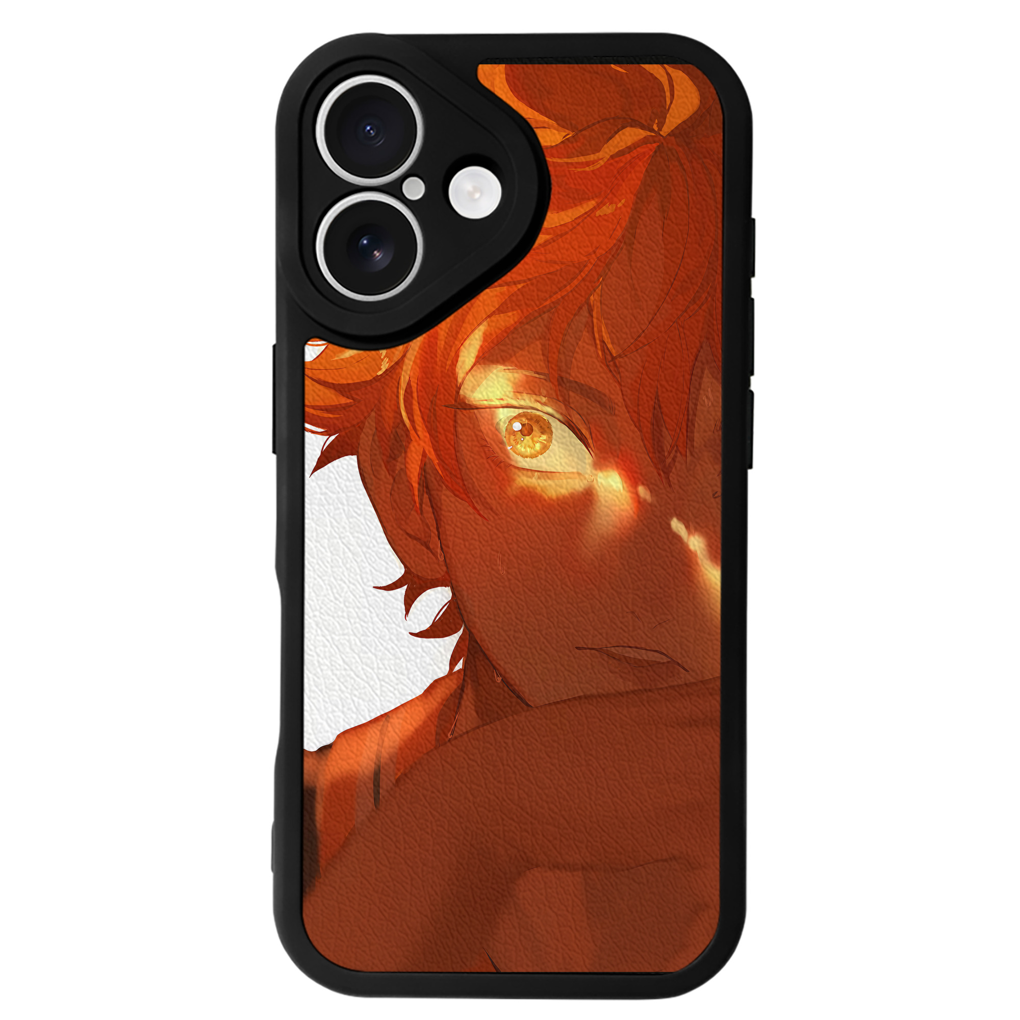（画像用） ハイキュー!! Haikyu!! 【iPhone 16シリーズ対応】シリコンスマホケース（レザー調） 材質：シリコン
